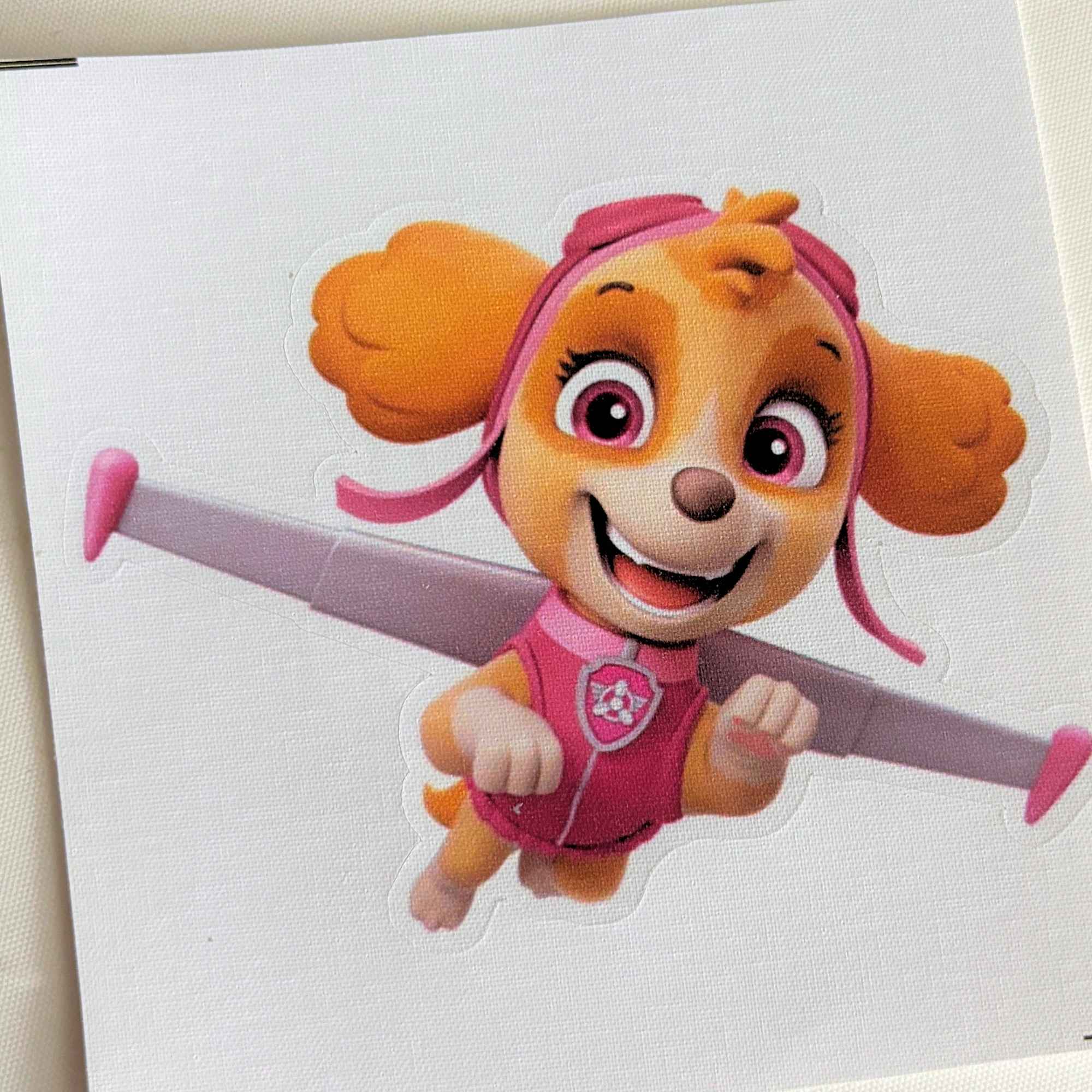 Paw Patrol - Labková Patrola Sky, nálepka do detskej izby detail